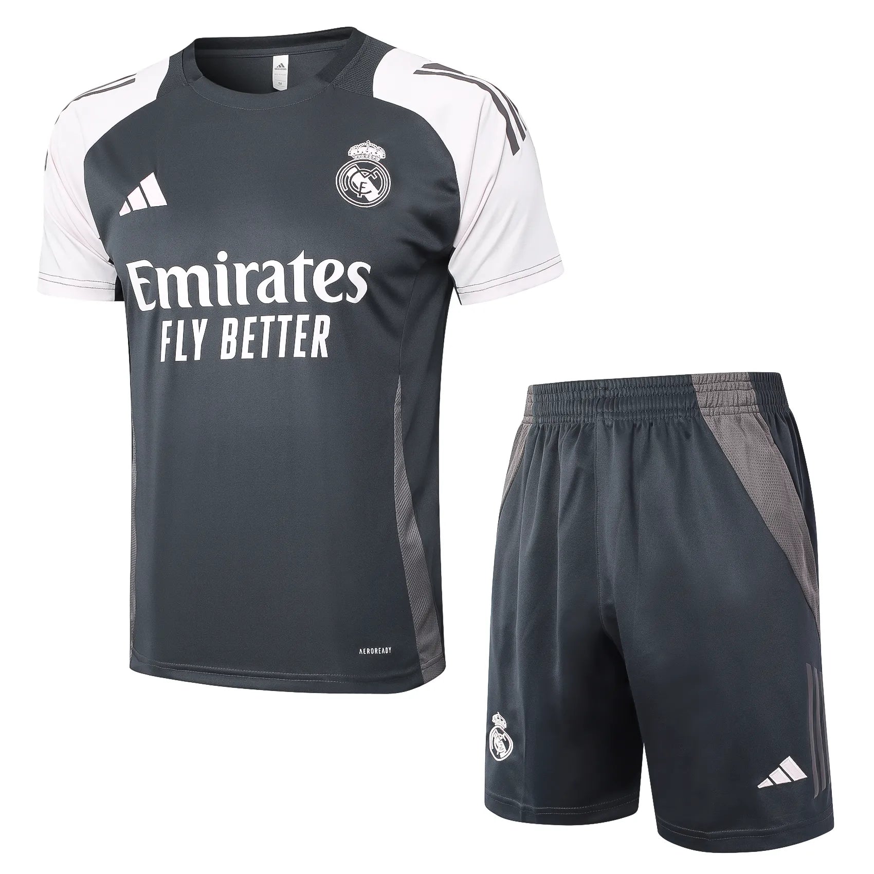 Conjunto Real Madrid Treino 24/25 Cinza