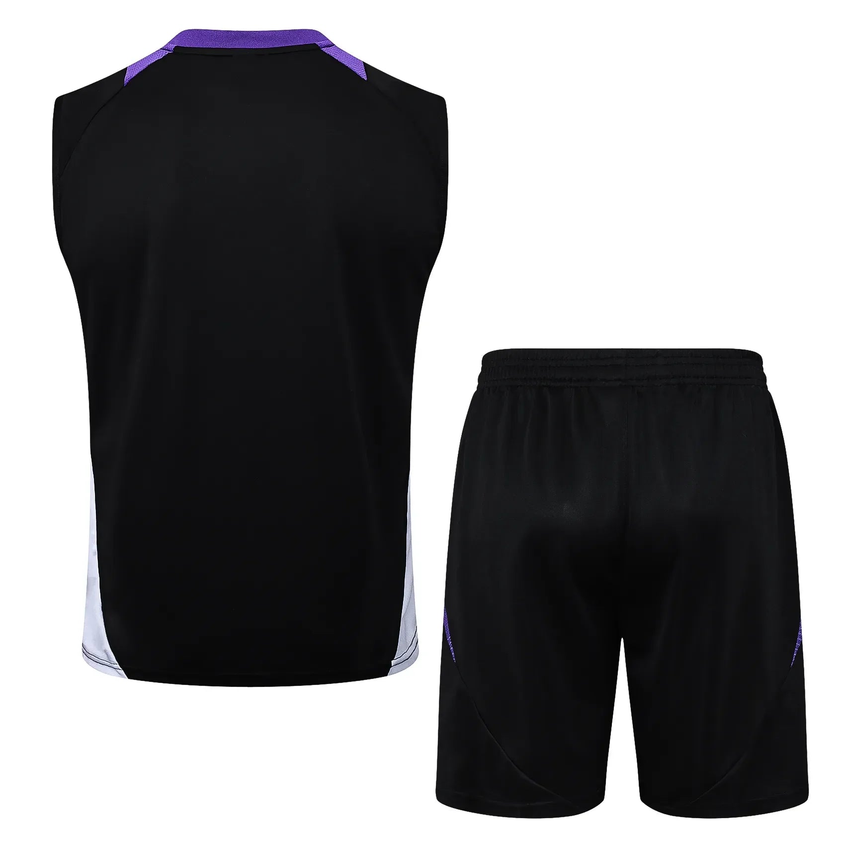 Conjunto Real Madrid Treino Regata 24/25 Preto