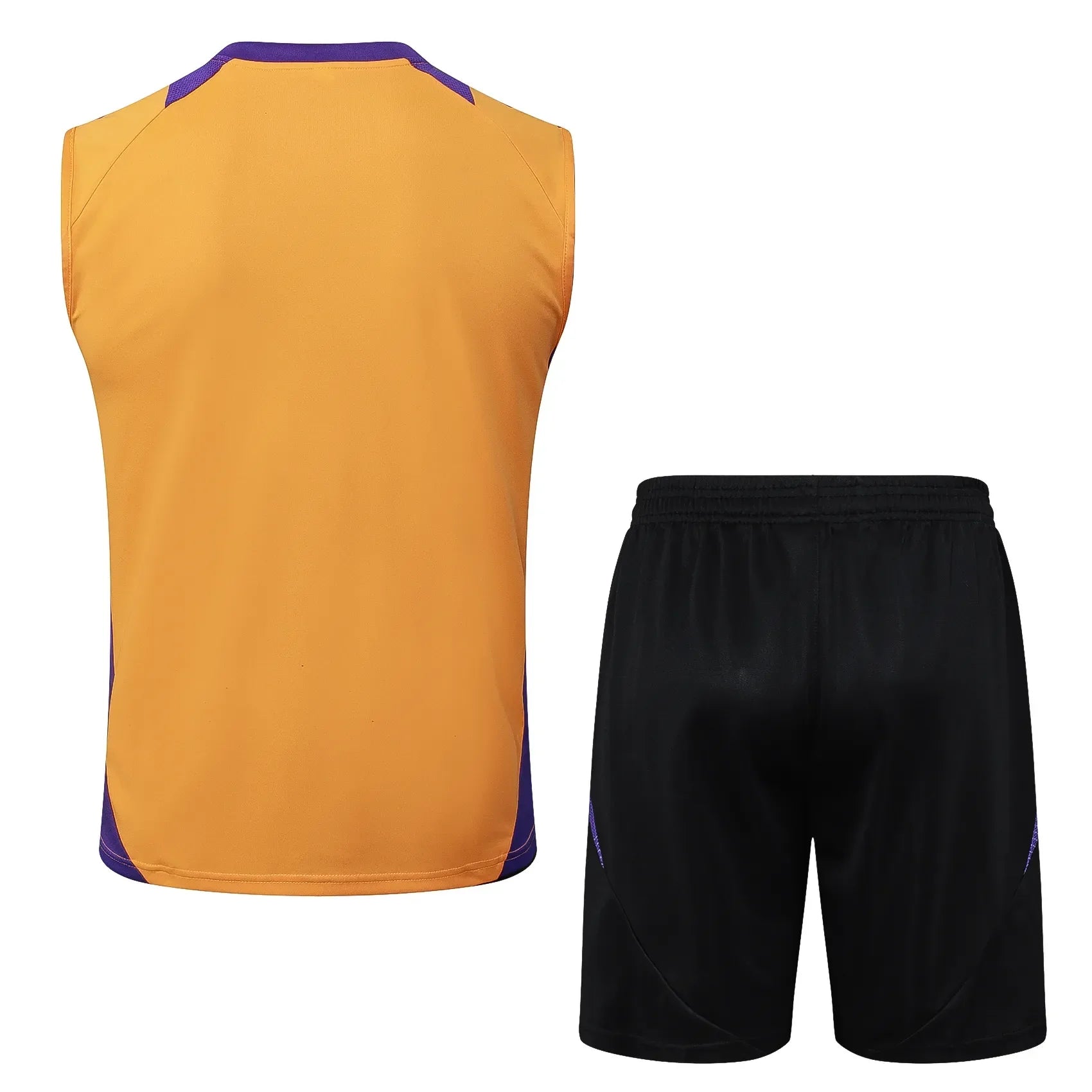 Conjunto Real Madrid Treino Regata 24/25 Laranja