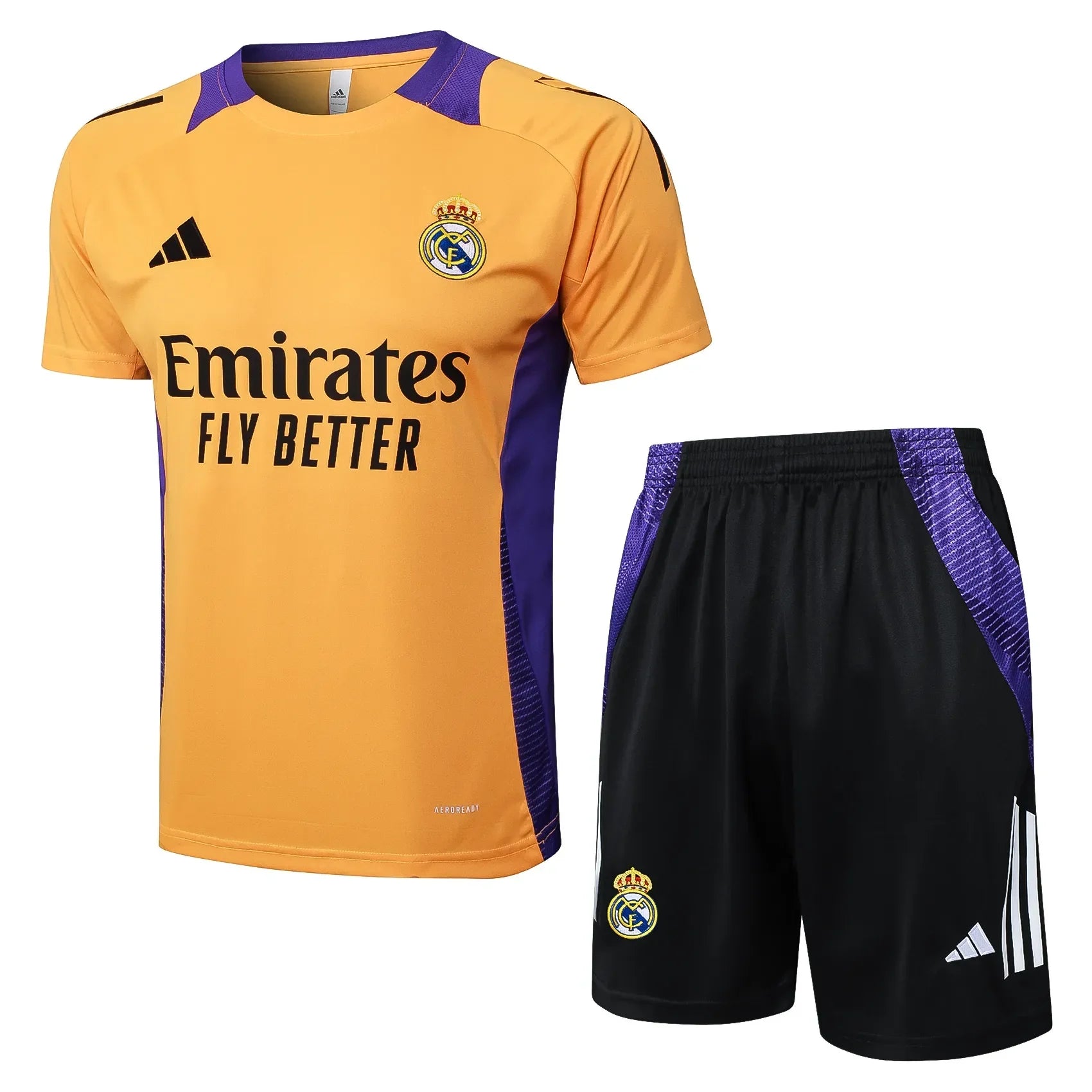 Conjunto Real Madrid Treino 24/25 Laranja