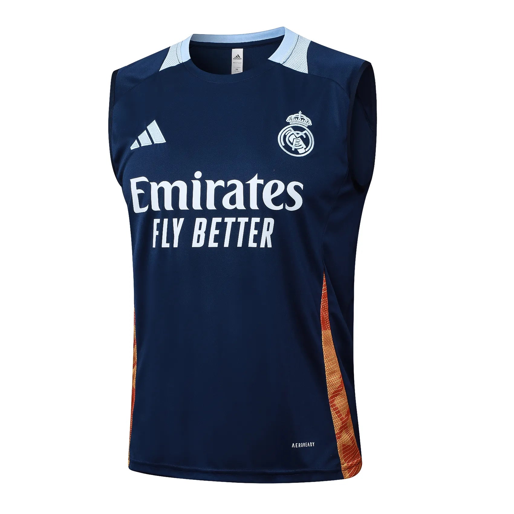 Conjunto Real Madrid Treino Regata 24/25 Azul Escuro