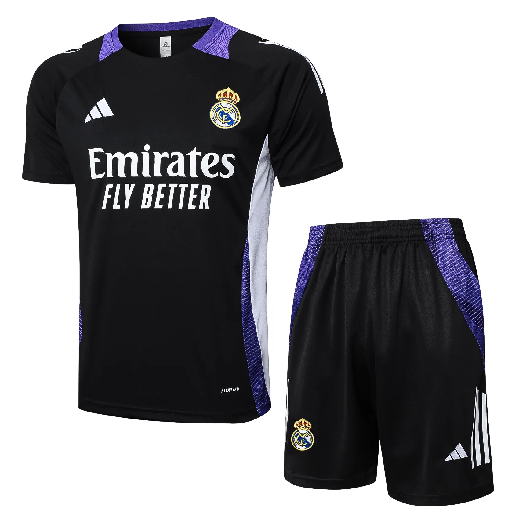 Conjunto Real Madrid Treino 24/25 Preto