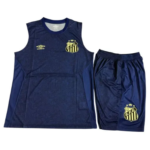 Conjunto Santos Treino Regata 24/25 Azul Marinho