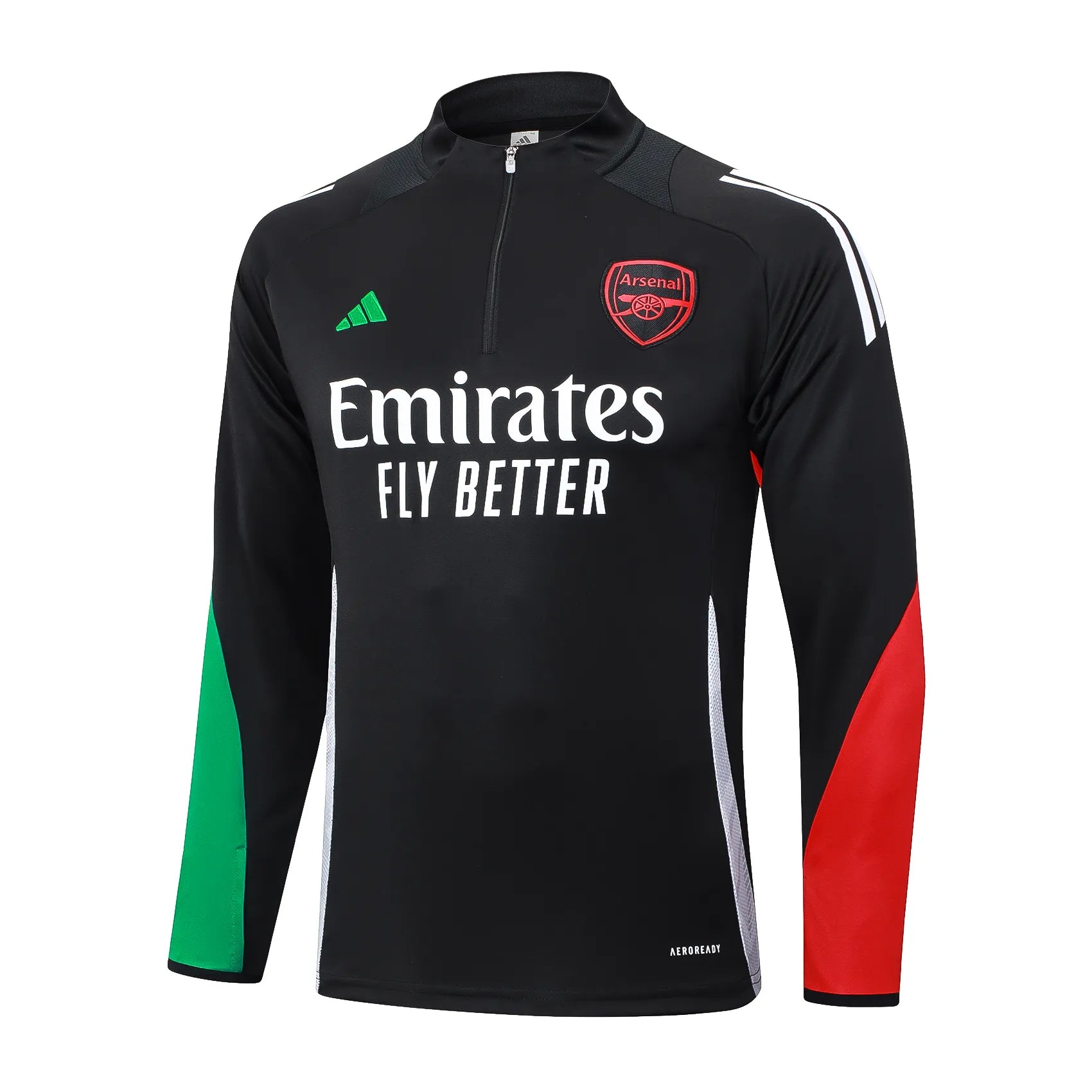 Conjunto Agasalho Treino Arsenal 24/25 Preto