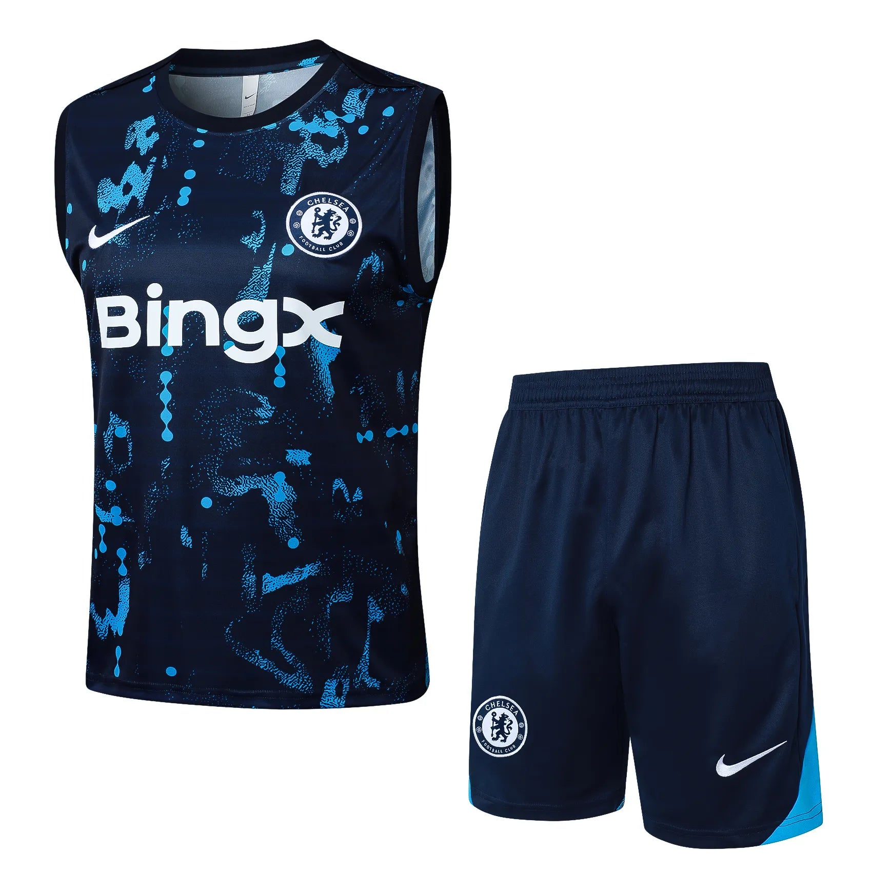 Conjunto Chelsea Treino Regata 24/25 Azul Escuro