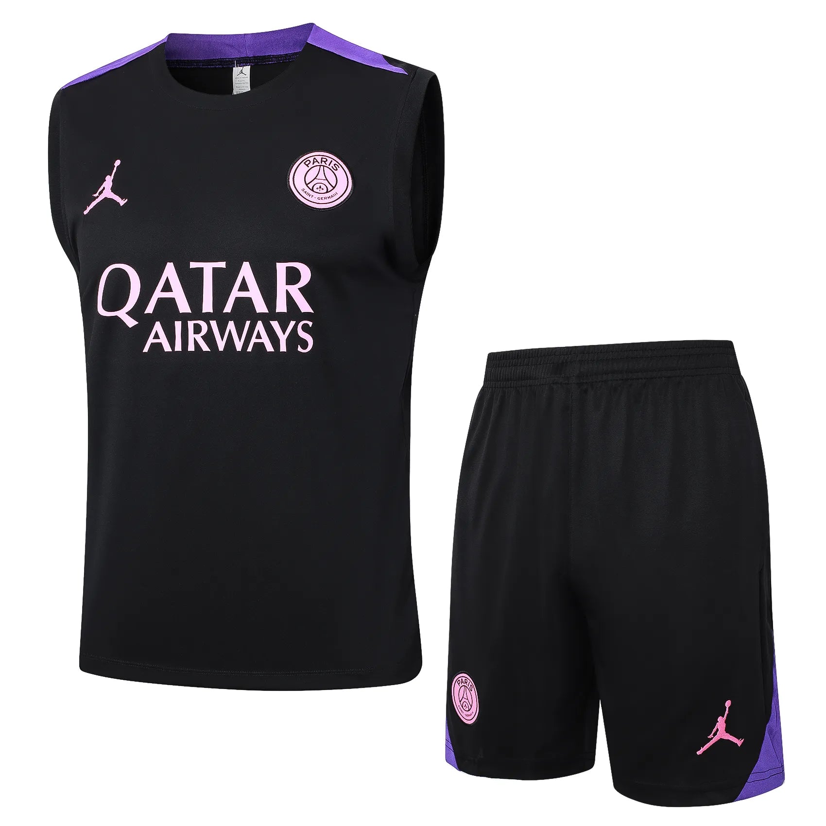 Conjunto PSG Treino Regata 24/25 Preto