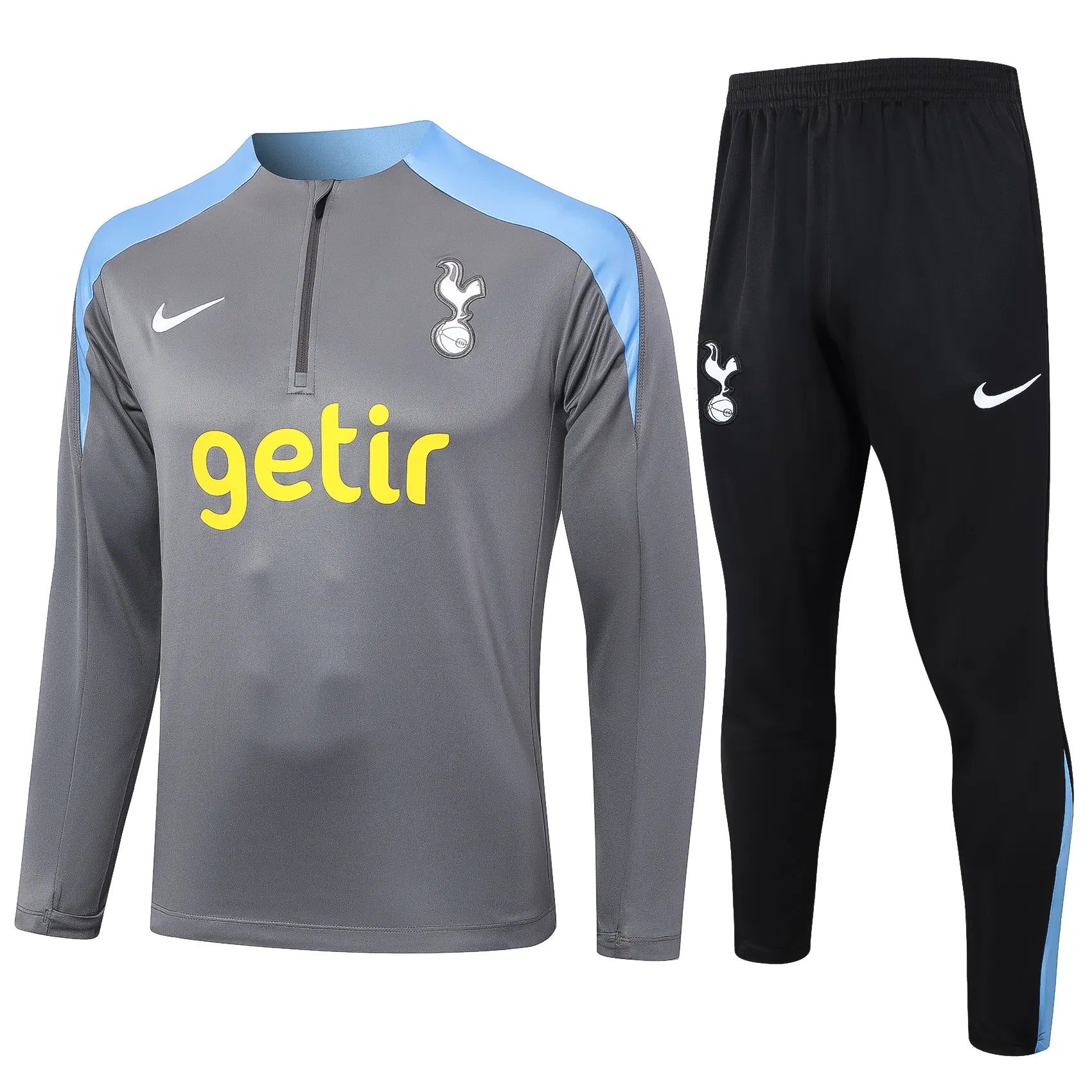 Conjunto Agasalho Treino Tottenham 24/25 Cinza