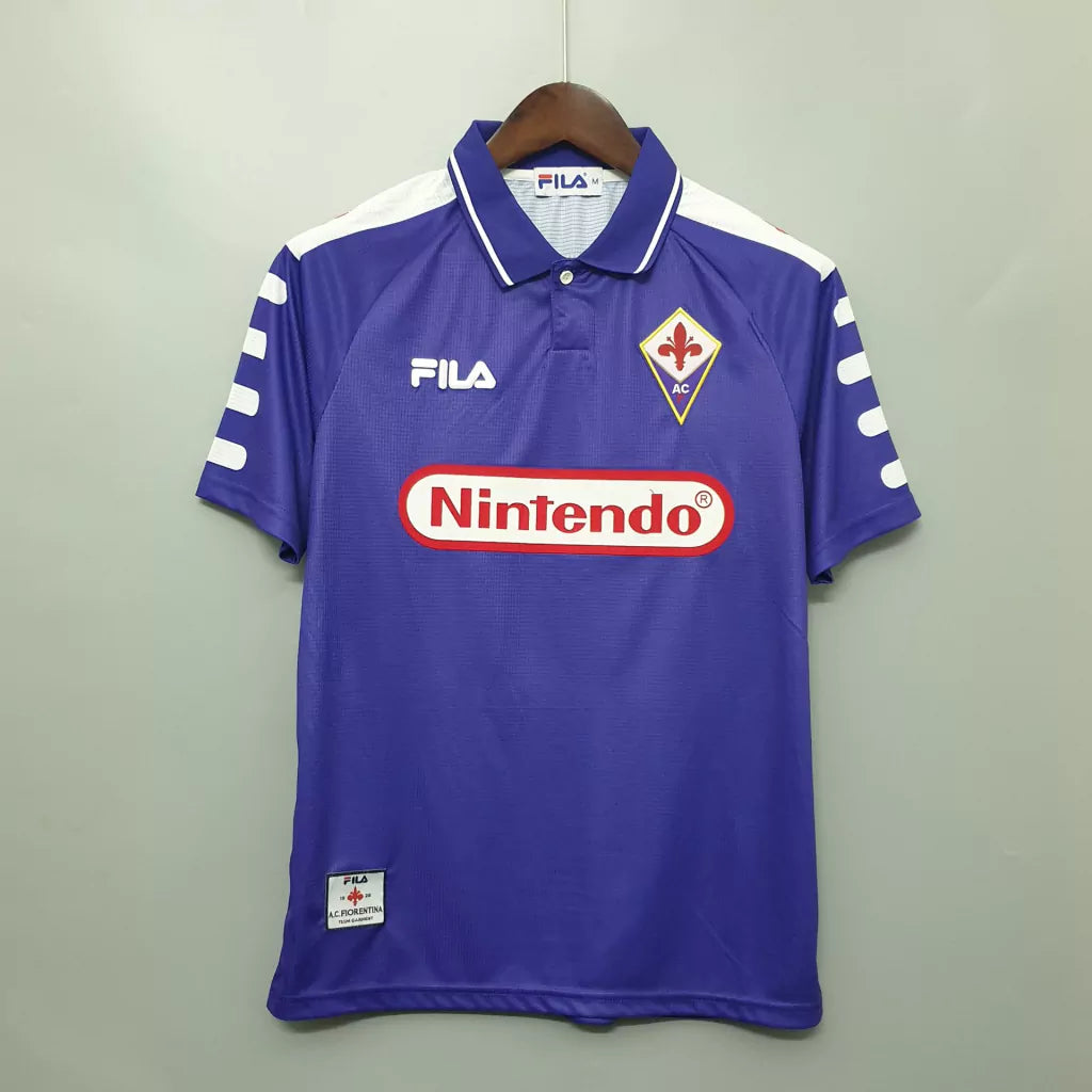 Camisa Retrô Fiorentina I 1998/99 Nintendo