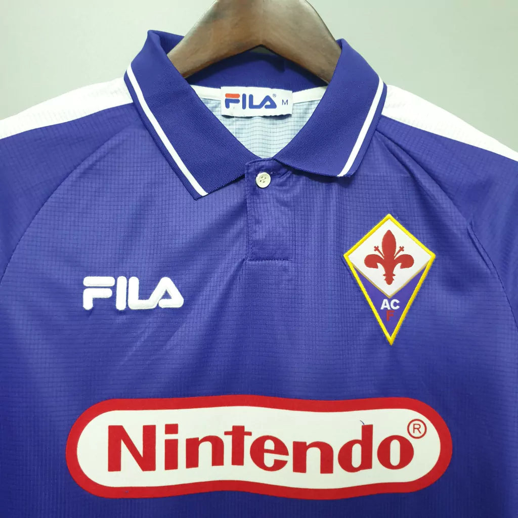 Camisa Retrô Fiorentina I 1998/99 Nintendo