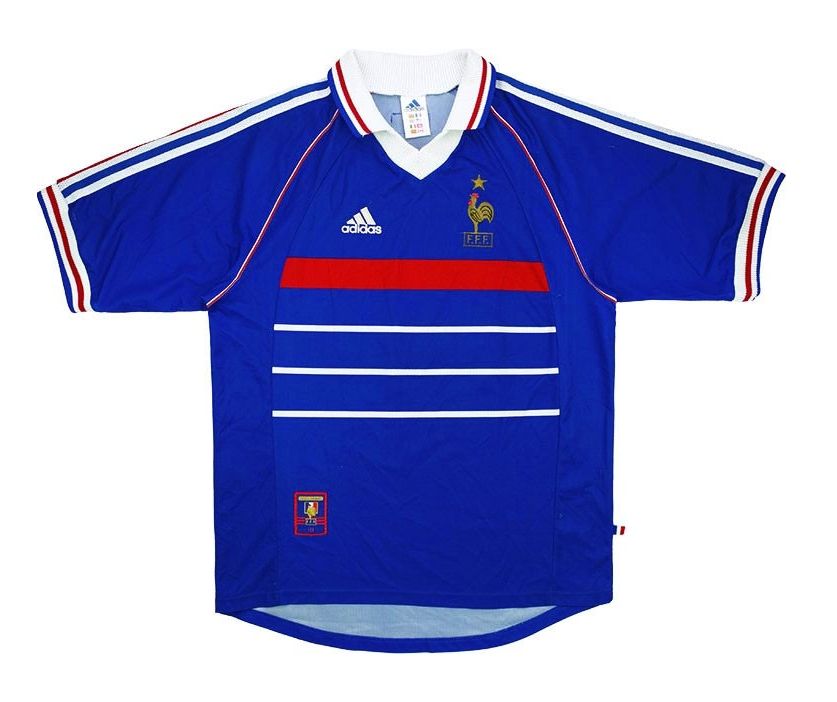 Camisa Retrô França I 1998 Adidas