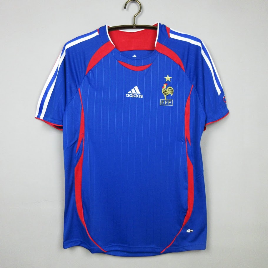 Camisa Retrô França I 2006 Adidas