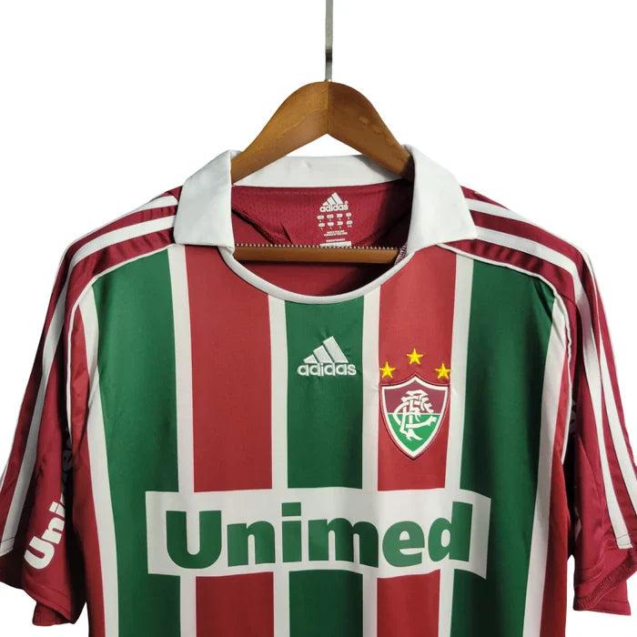 Camisa Fluminense I 2008/2009 Retrô Vinho e Verde