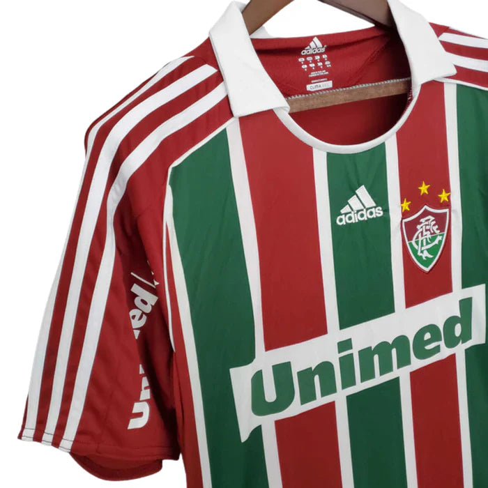 Camisa Fluminense I 2008/2009 Retrô Vinho e Verde