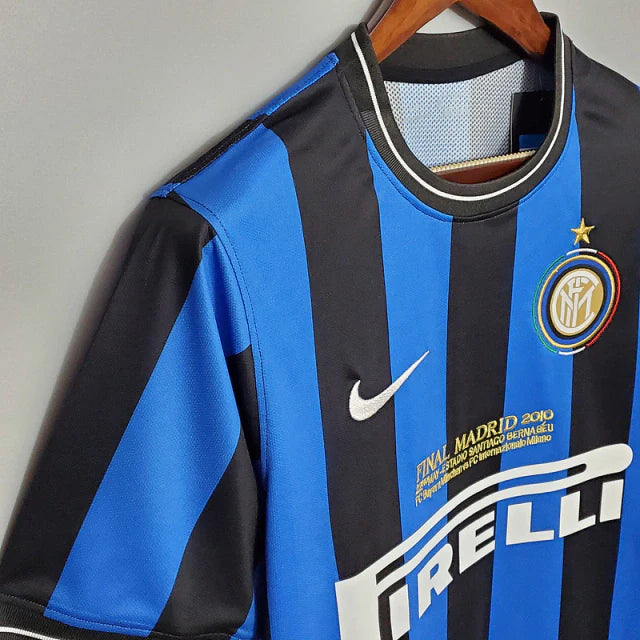 Camisa Retrô Inter de Milão I 2009/2010 Nike Azul e Preto