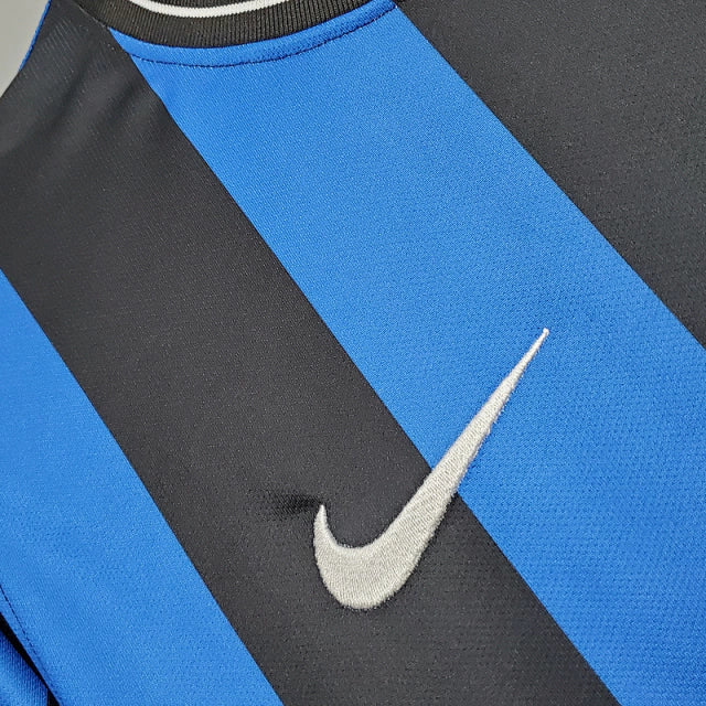 Camisa Retrô Inter de Milão I 2009/2010 Nike Azul e Preto