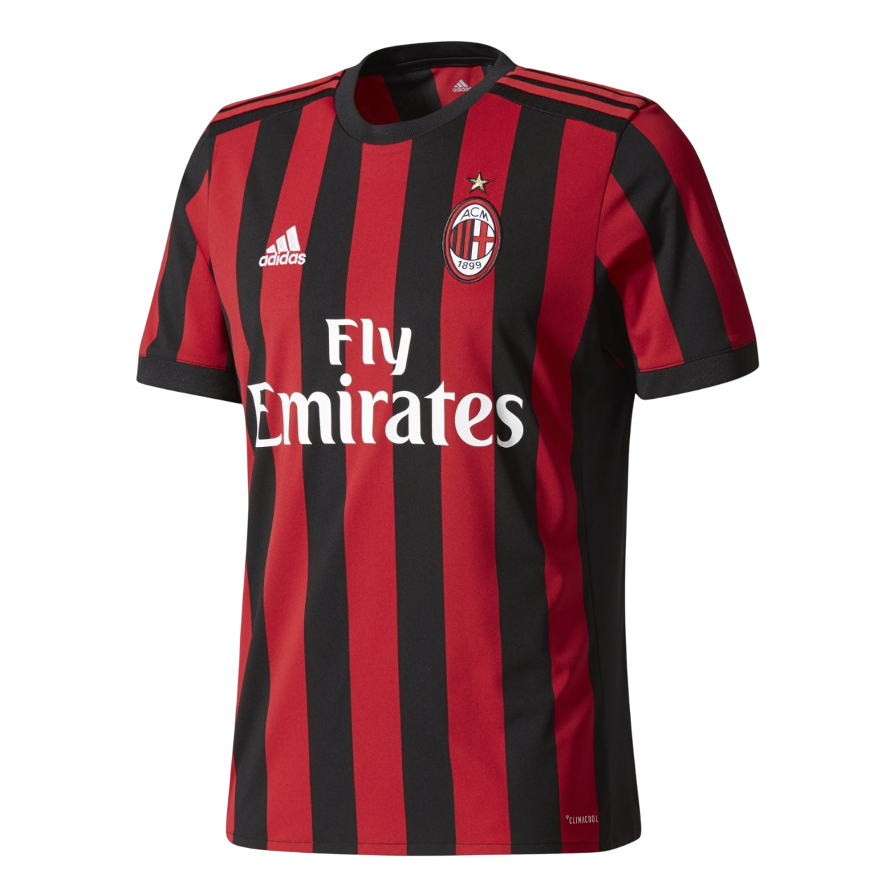 Camisa Retrô Milan I 2016/2017 adidas