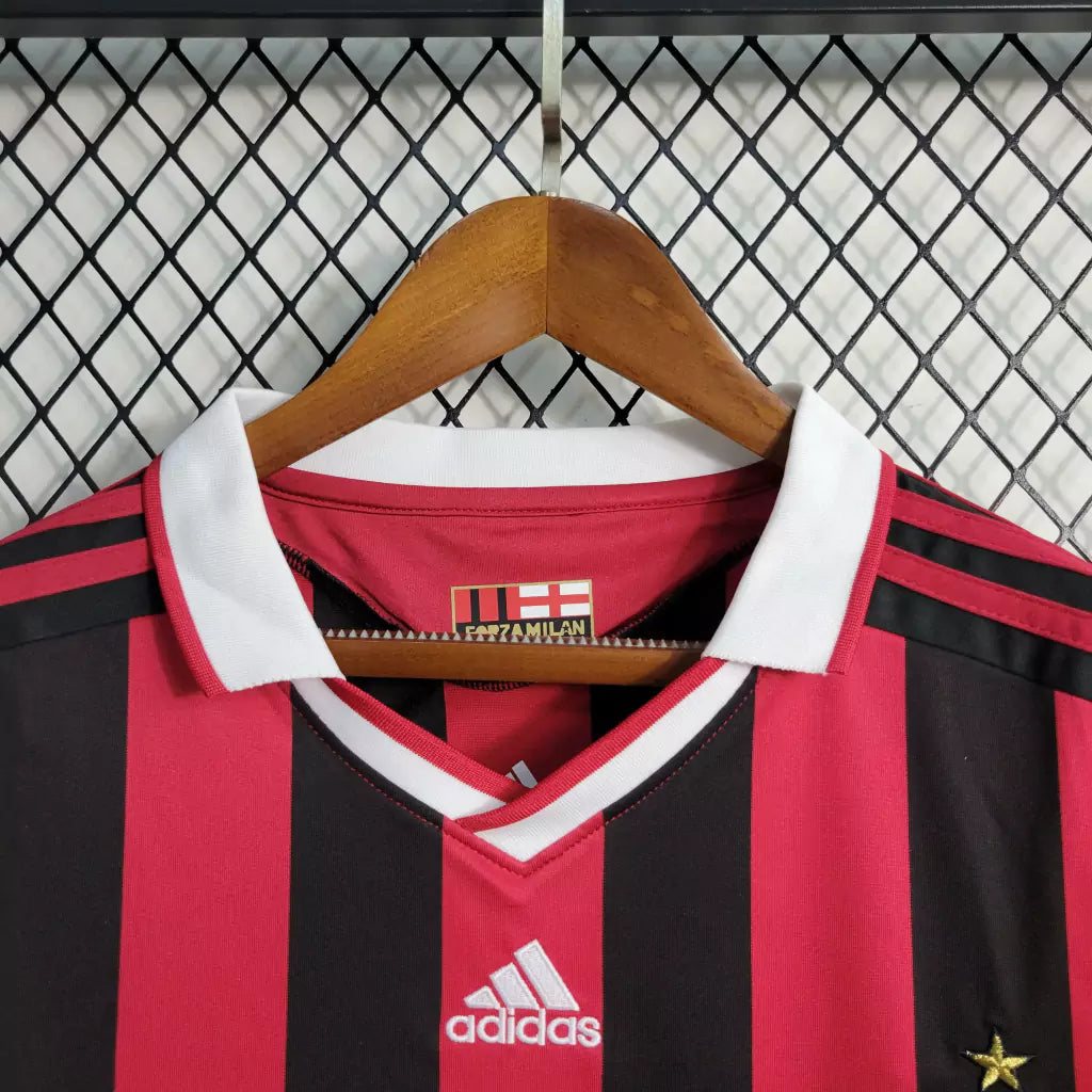 Camisa Retrô Milan I 2009/10 Torcedor Adidas Masculina