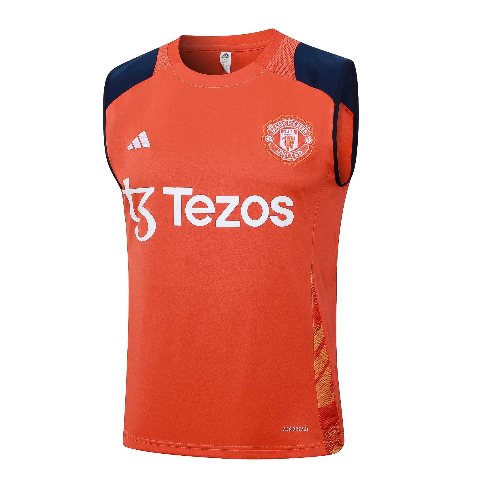 Conjunto Manchester United Treino Regata 24/25 Laranja