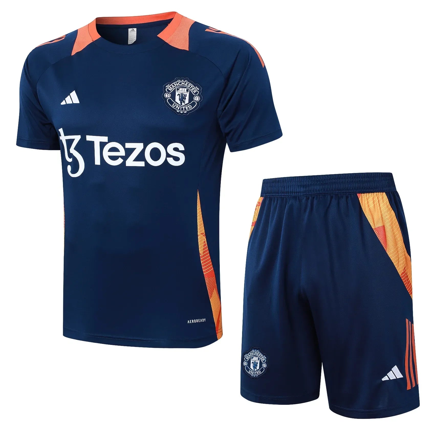 Conjunto Manchester United Treino 24/25 Azul Escuro