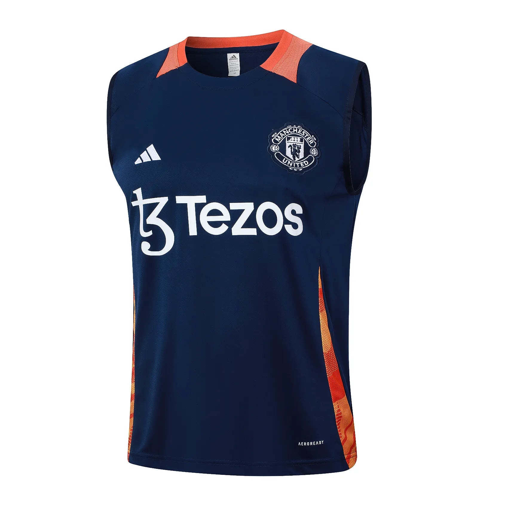 Conjunto Manchester United Treino Regata 24/25 Azul Escuro