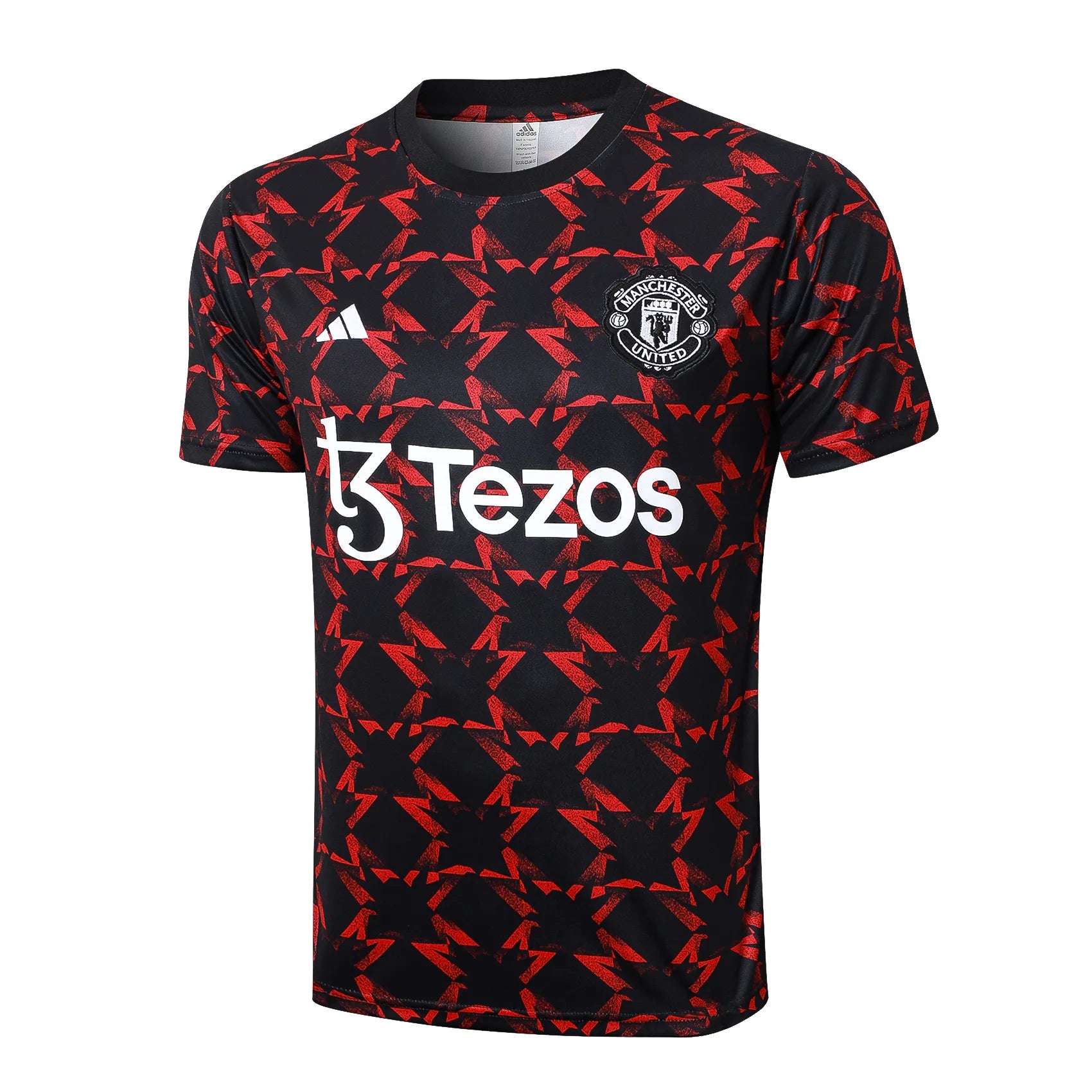 Conjunto Manchester United Treino 24/25 Vermelho e Preto