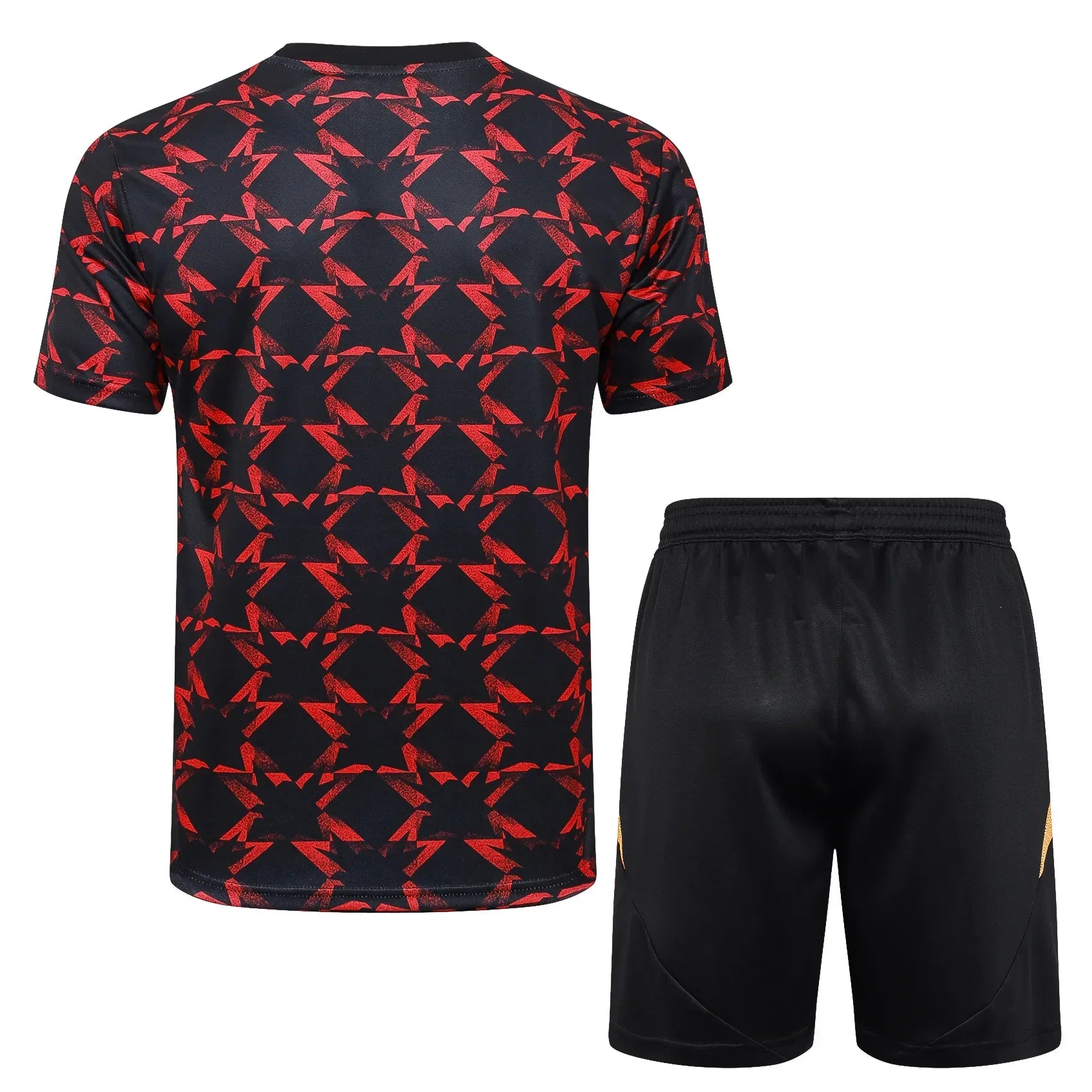 Conjunto Manchester United Treino 24/25 Vermelho e Preto