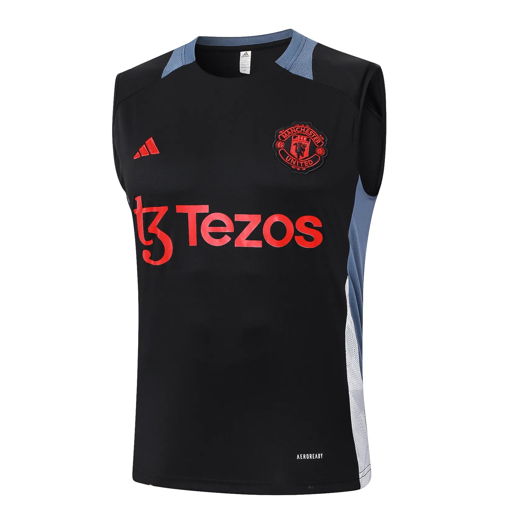 Conjunto Manchester United Treino Regata 24/25 Preto
