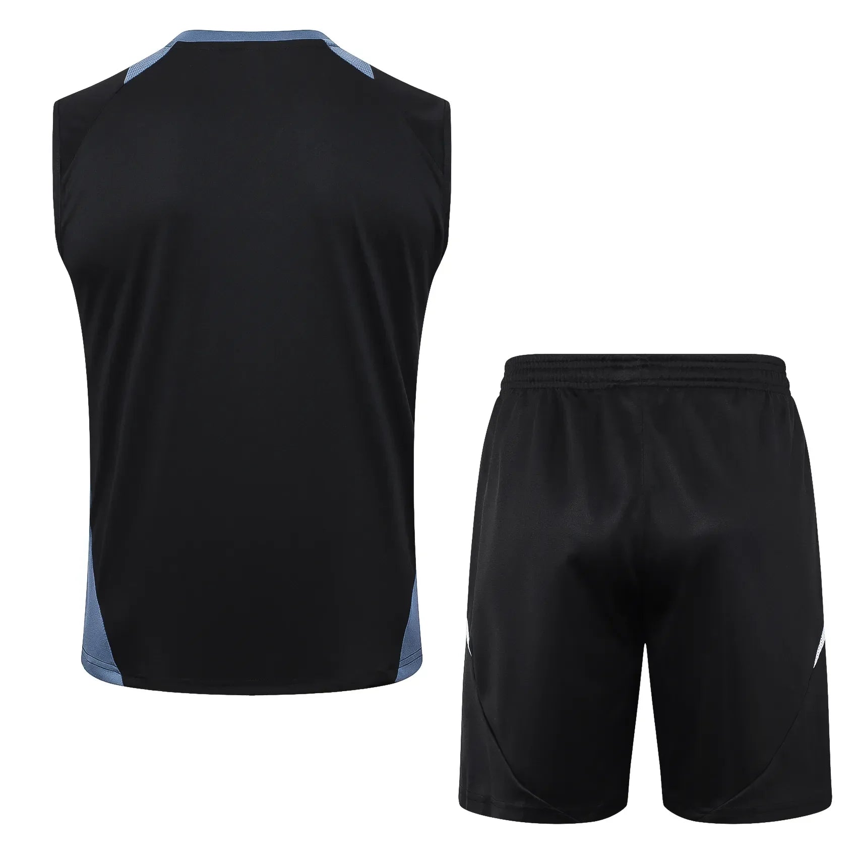Conjunto Manchester United Treino Regata 24/25 Preto