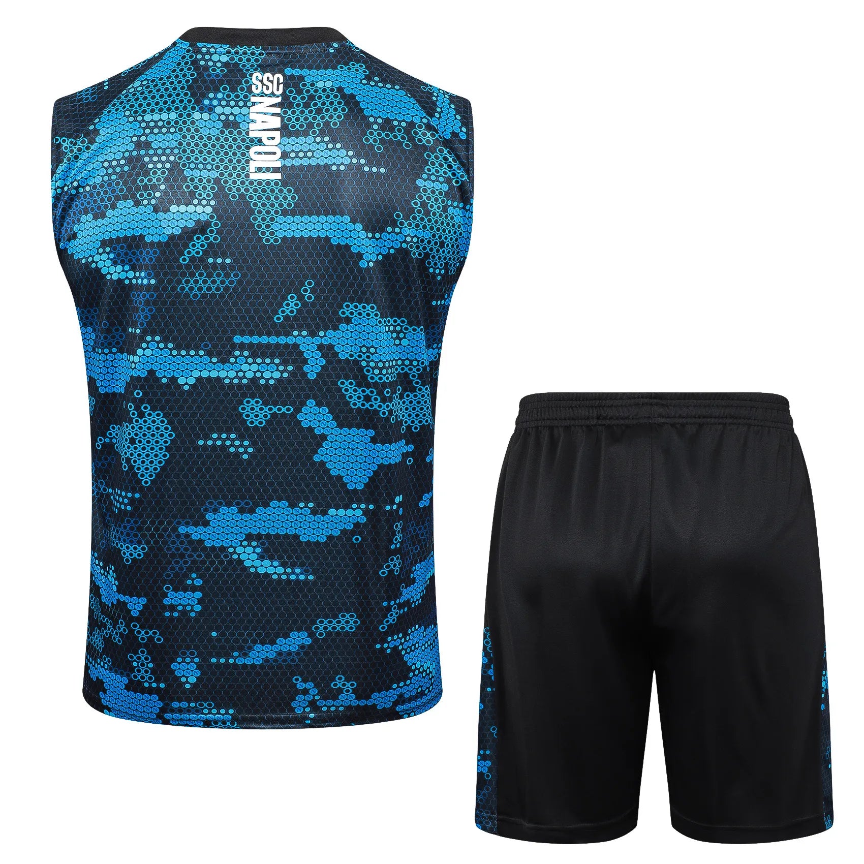Conjunto Napoli Treino Regata 24/25 Azul e Preto