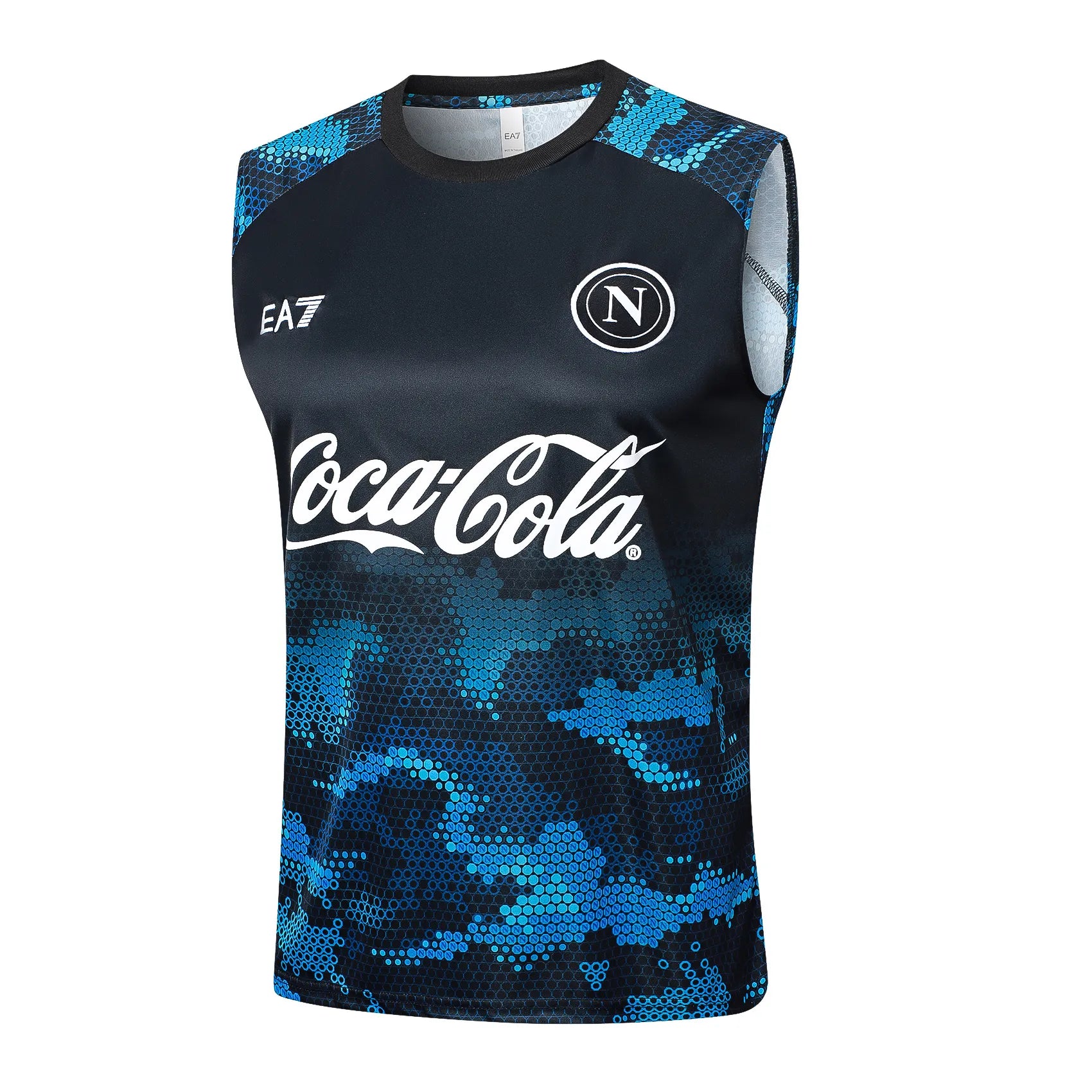 Conjunto Napoli Treino Regata 24/25 Azul e Preto