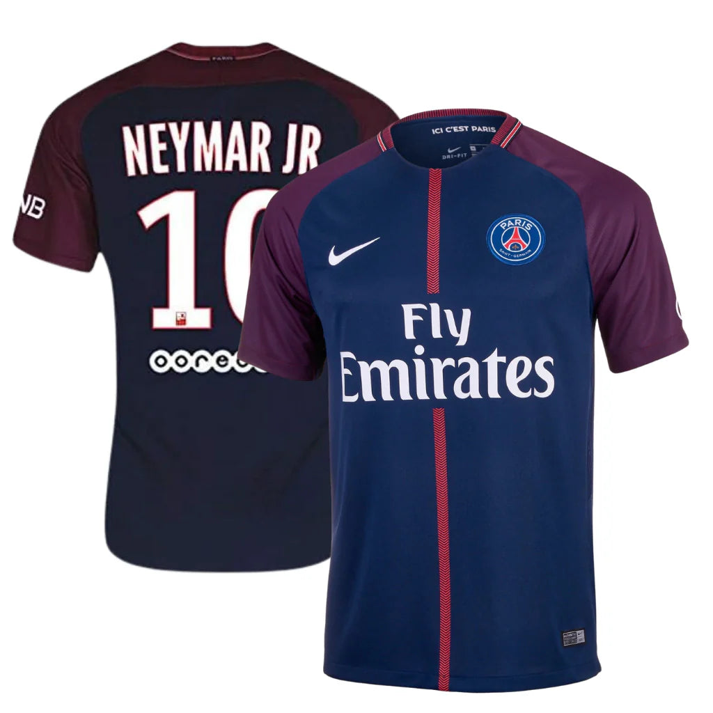 Camisa Retrô  PSG I 2017/18 Neymar Jr #10