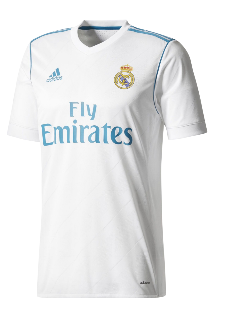 Camisa Retrô Real Madrid I 2017/18 Adidas