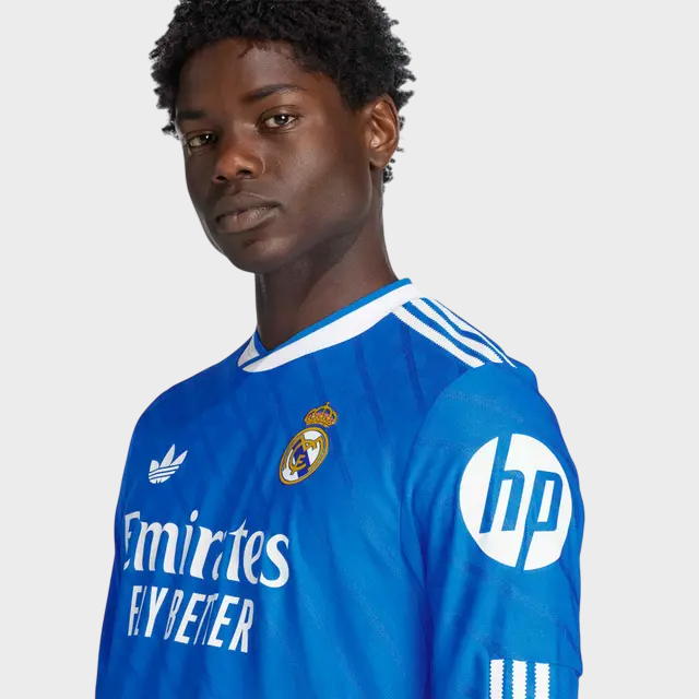 Camisa Manga Longa Real Madrid III 25/26 Torcedor adidas Masculina Azul