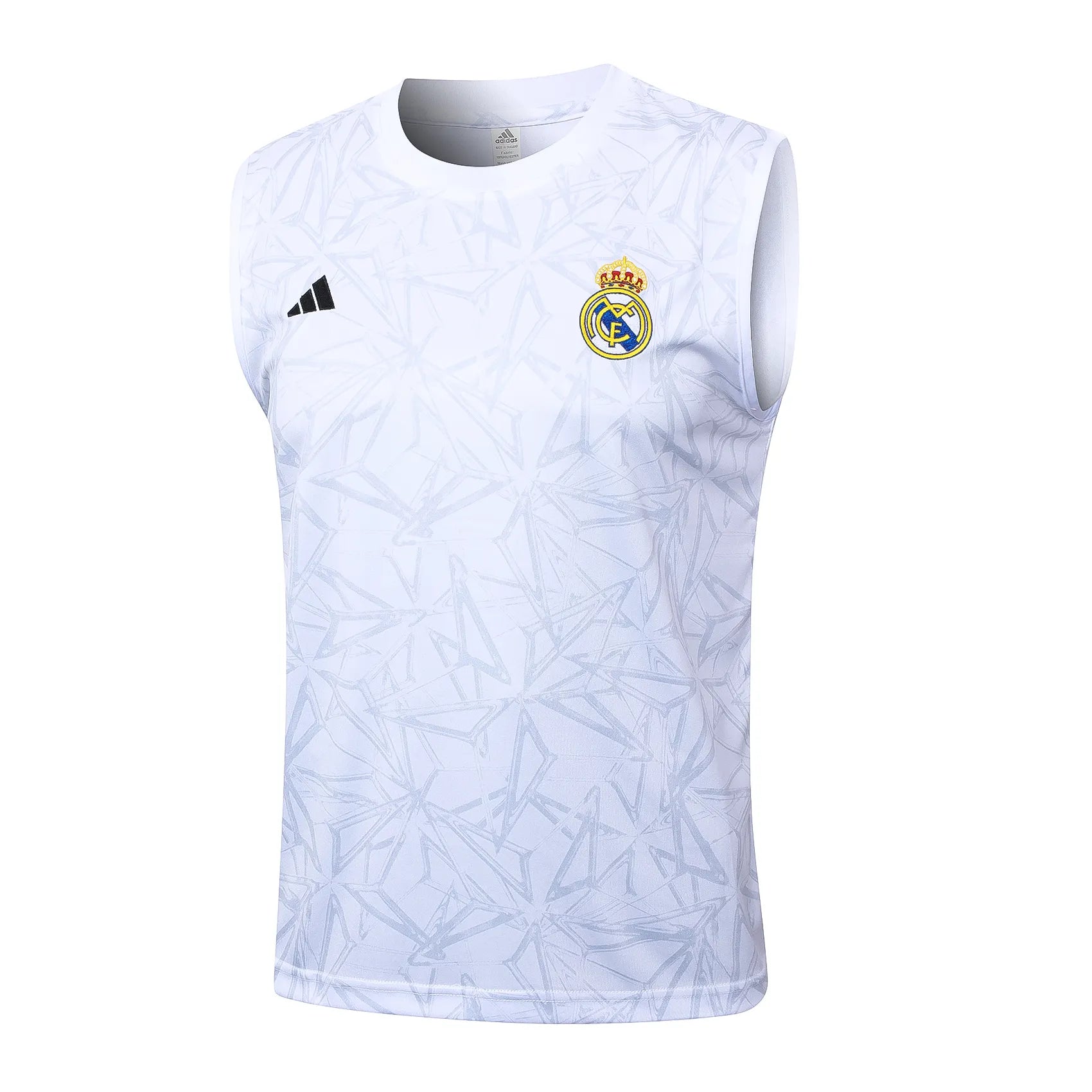 Conjunto Real Madrid Treino Regata 24/25 Branco