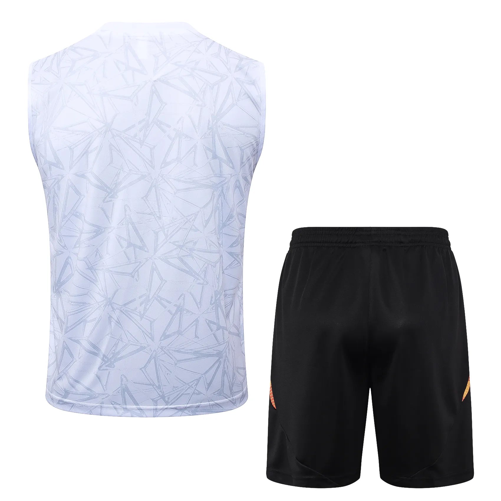 Conjunto Real Madrid Treino Regata 24/25 Branco