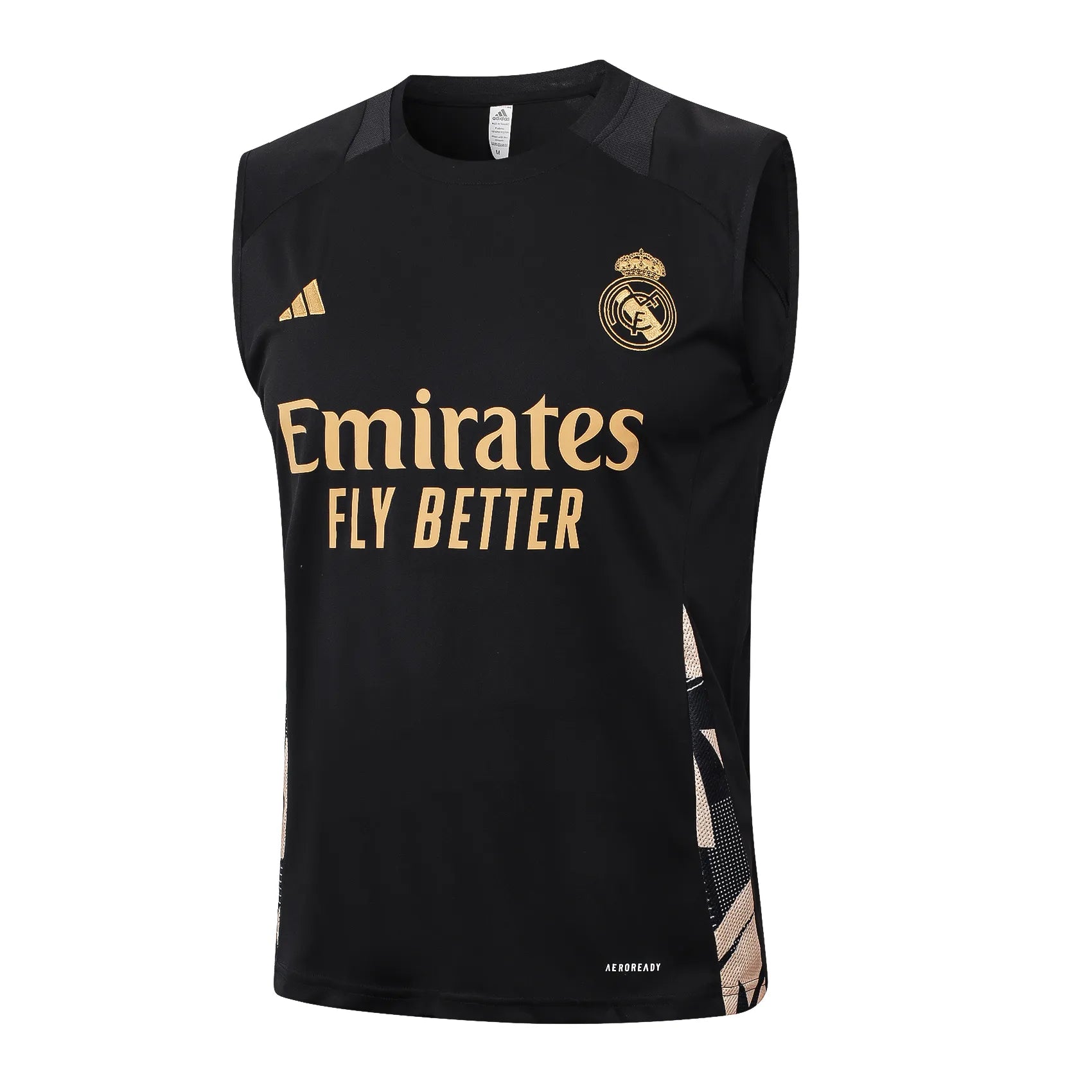 Conjunto Real Madrid Treino Regata 24/25 Preto