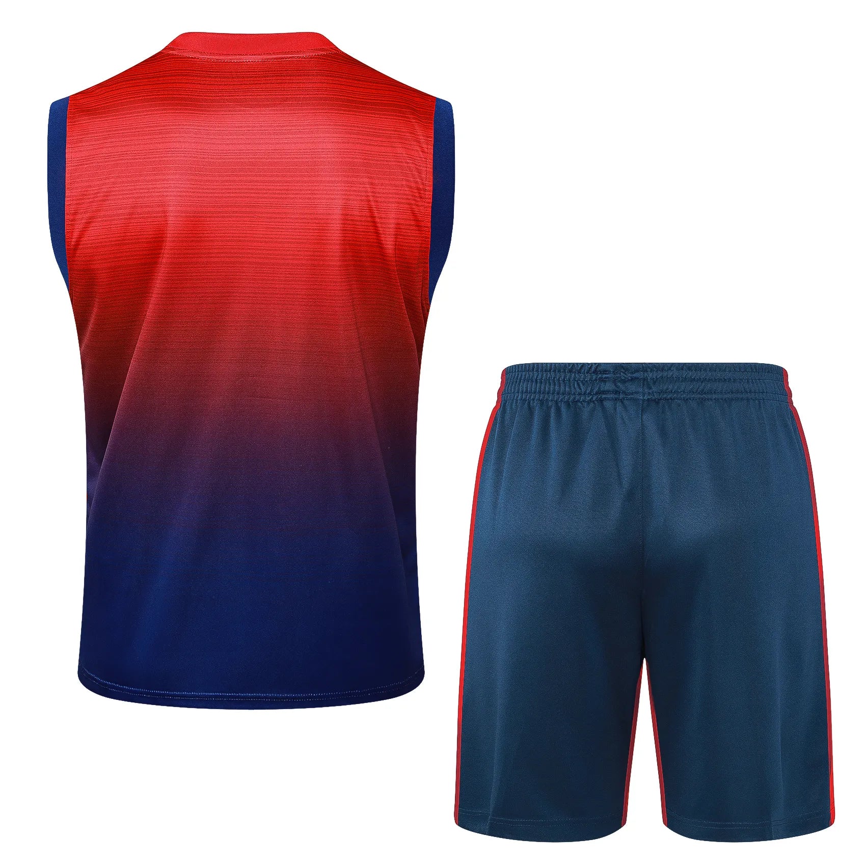 Conjunto PSG Treino Regata 24/25 Vermelho e Azul