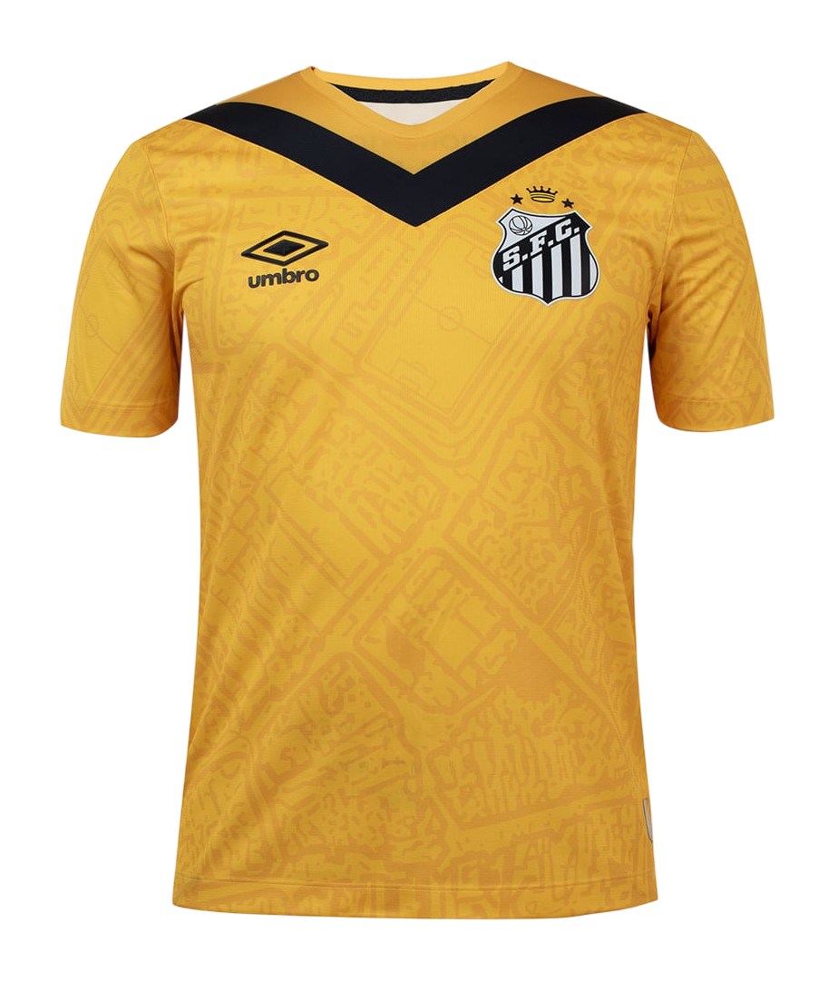 Camisa Santos III 24/25 Torcedor Masculina Amarelo
