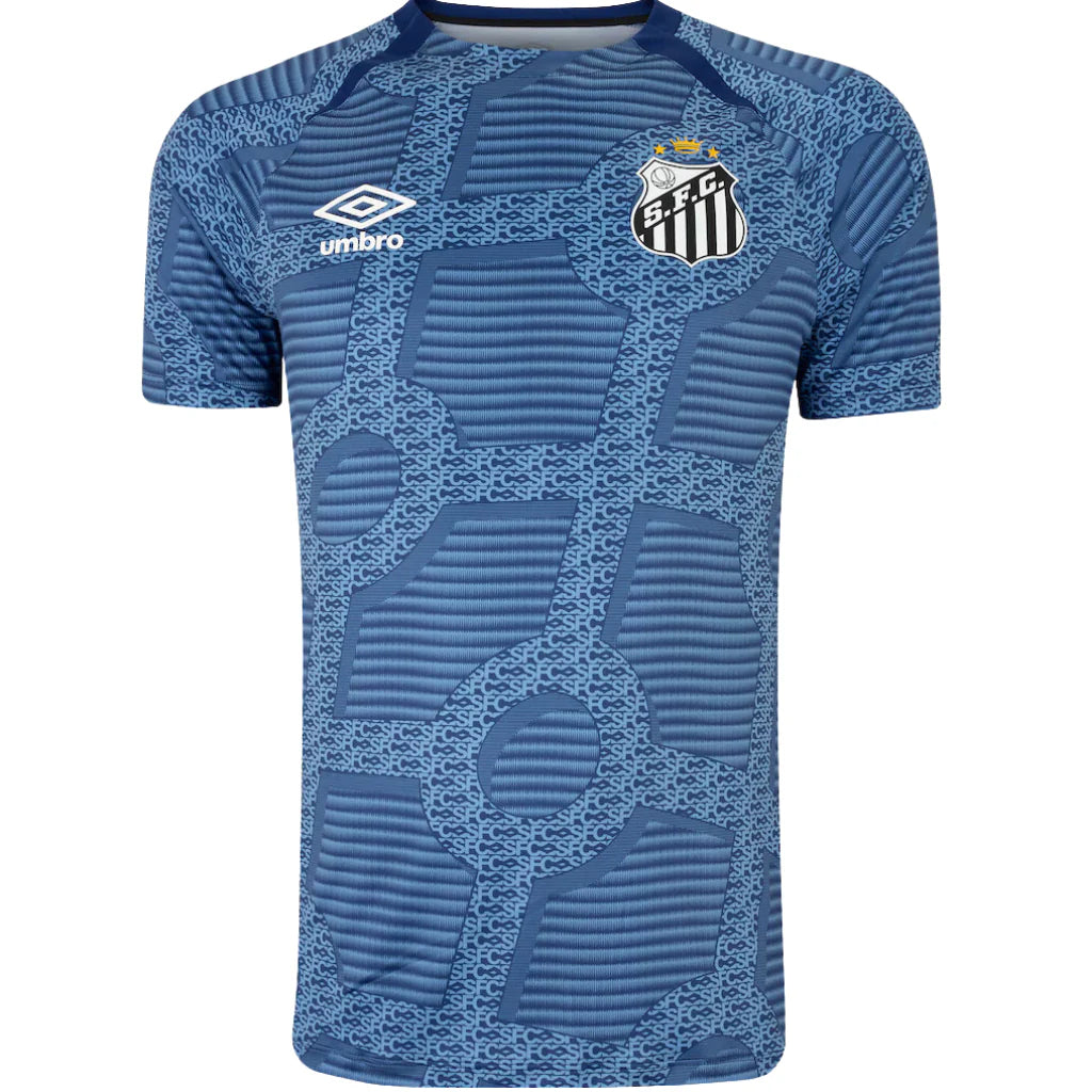 Camisa Santos Pré Jogo 24/25 Azul