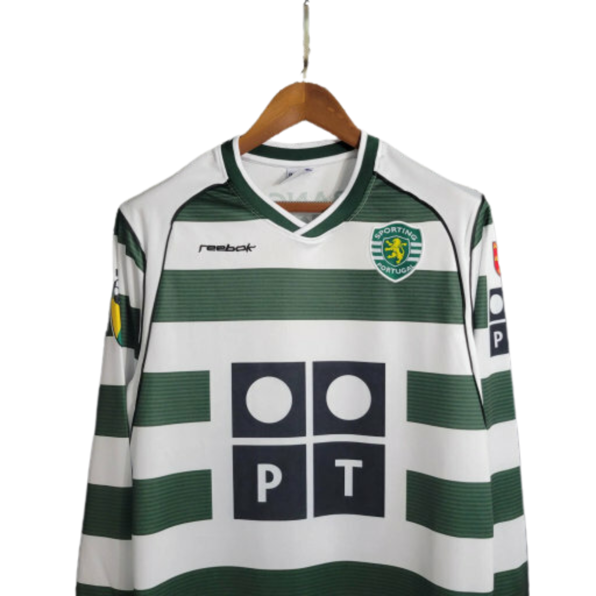 Camisa Retrô Manga Longa Sporting I 2001/02 Reebok