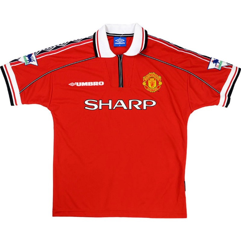 Camisa Retrô Manchester United I 1998/99 Torcedor Masculina