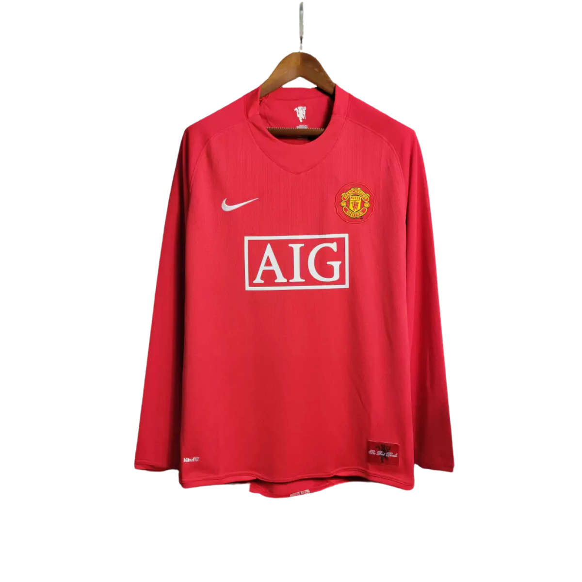 Camisa Retrô Manga Longa Manchester United I 2007/2008