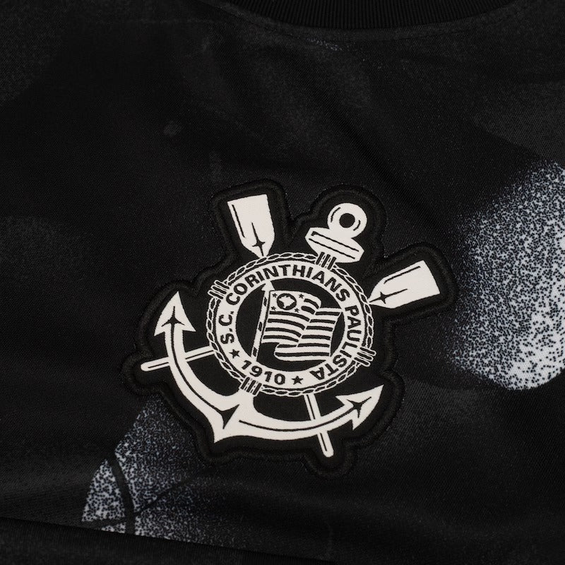 Camisa Corinthians Pré Jogo 25/26 Preto