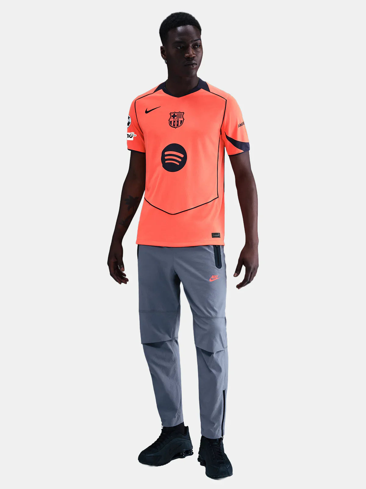 Camisa Barcelona III 25/26 Torcedor Nike Masculina Laranja