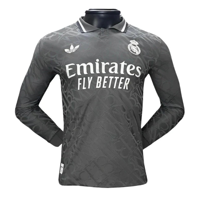 Camisa Manga Longa Real Madrid III 24/25 Torcedor Adidas Masculina