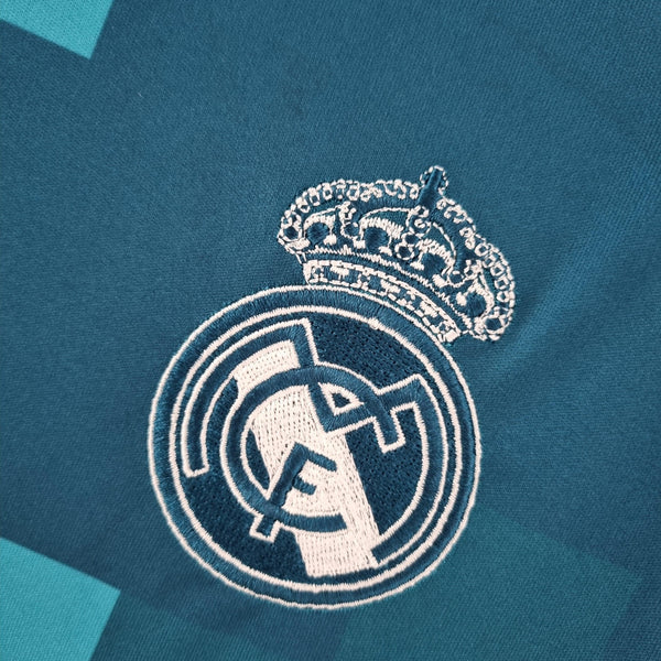 Camisa Retrô Manga Longa Real Madrid III 2017/2018