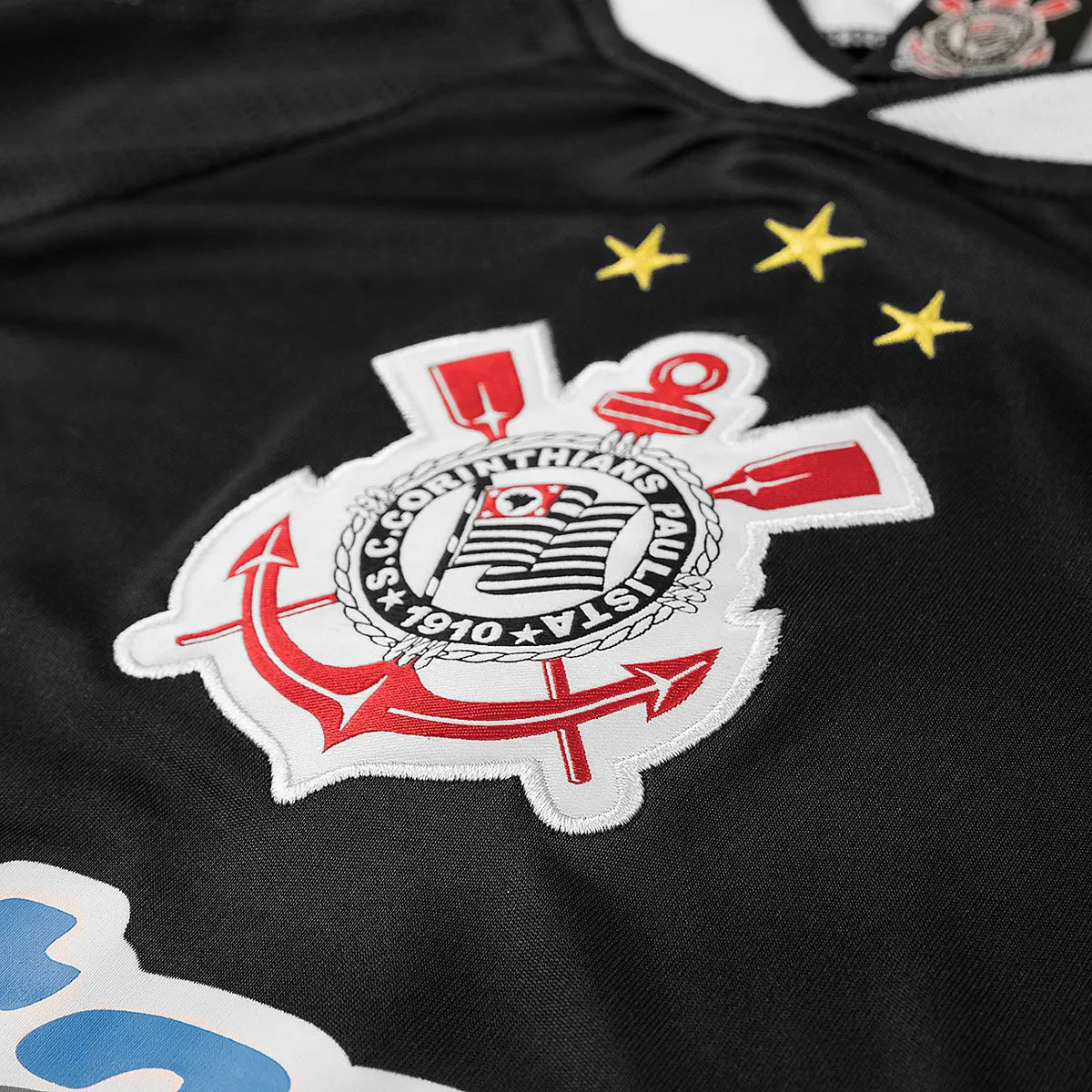 Camisa Retrô Corinthians I 2000 Preta