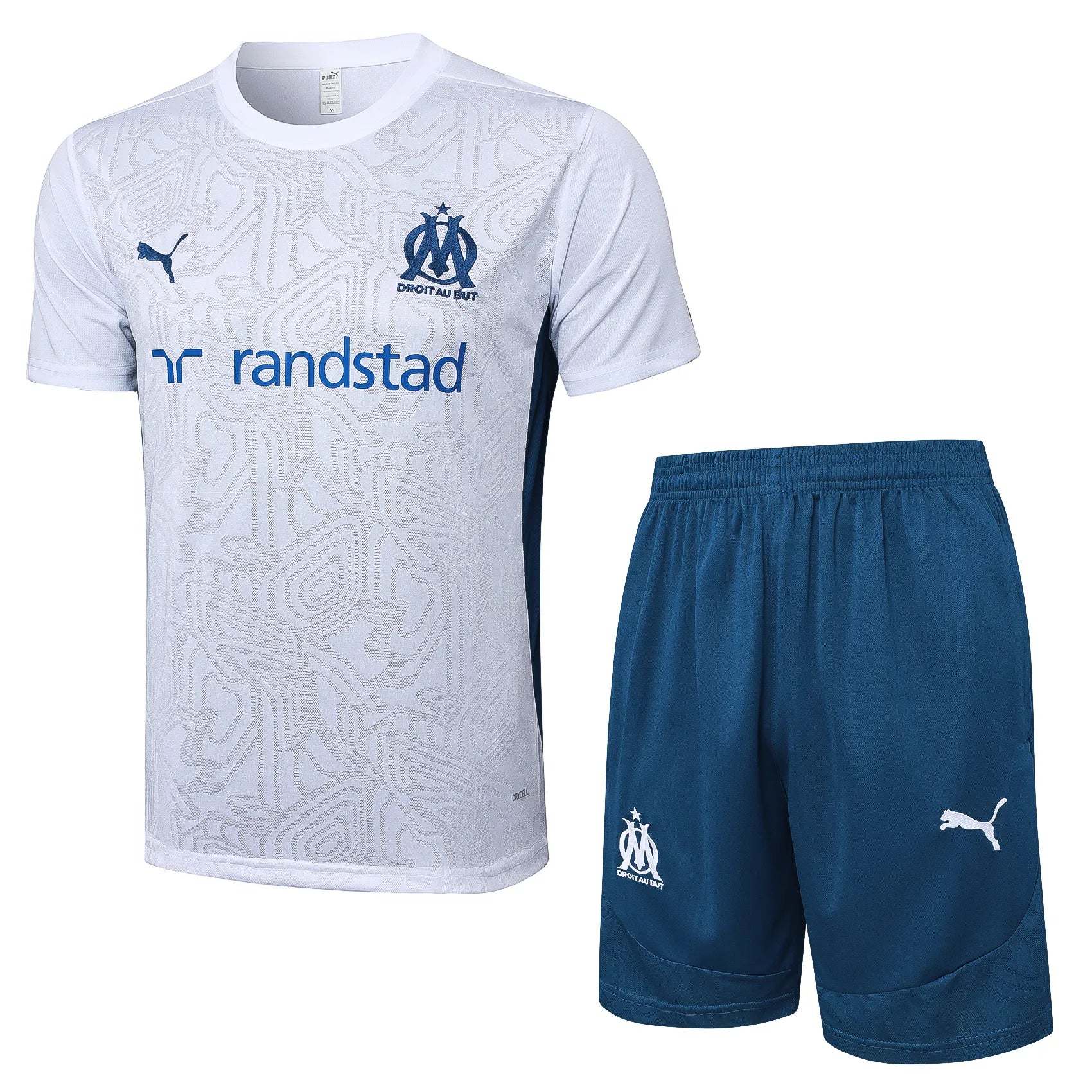 Conjunto Olympique de Marseille Treino 24/25 Branco