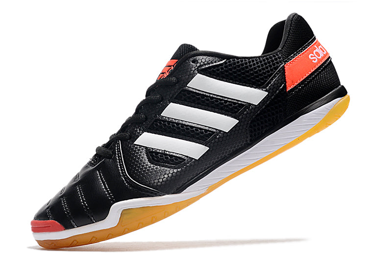Chuteira Futsal Adidas Top Sala IC Preta e Branca