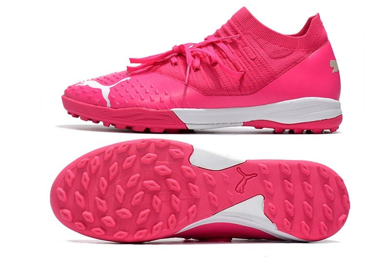 Chuteira Society Puma Future Z 1.3 TF Rosa